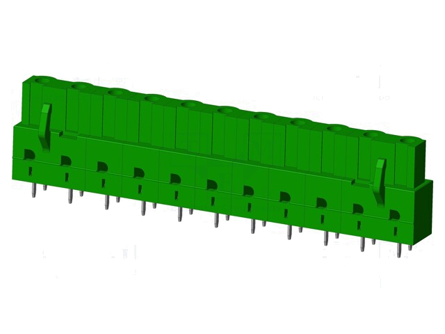 Connector: ontkoppelbare terminal strip; contact; vrouwelijk Connector: ontkoppelbare terminal strip; contact; vrouwelijk